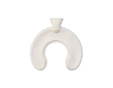 Neck ring-shaped hot water bottle