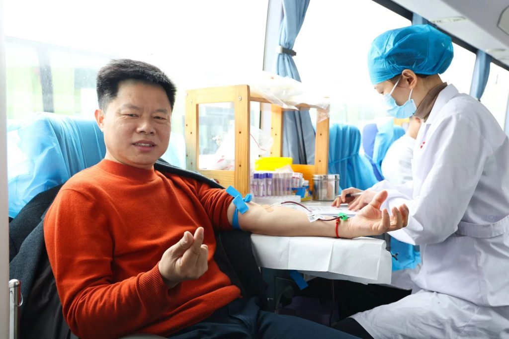 long-term blood donor