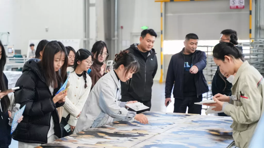 student factory tour