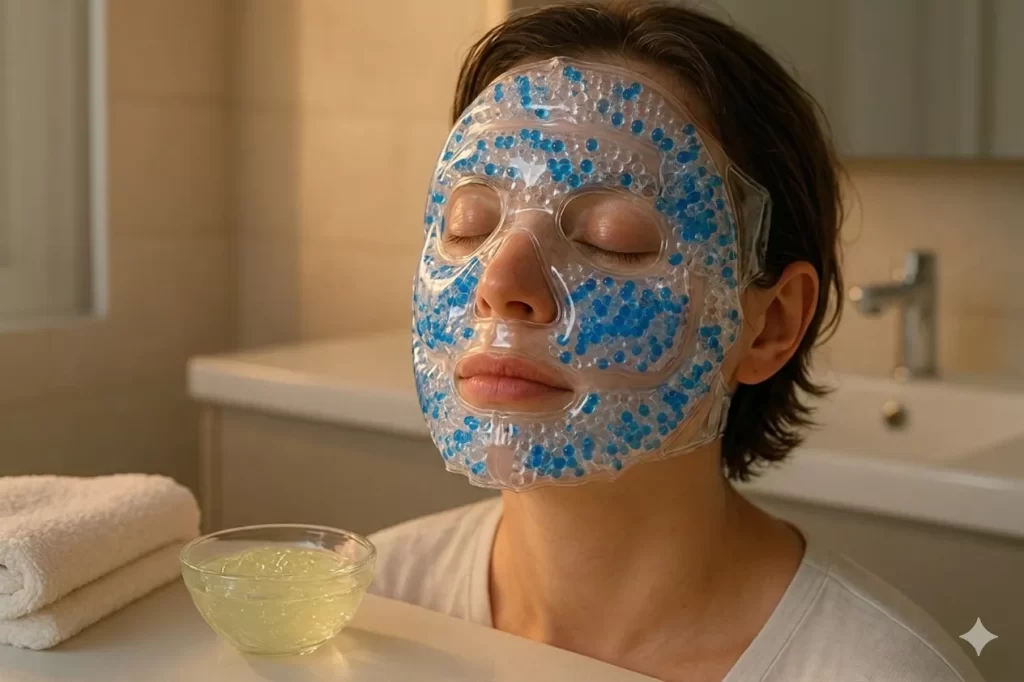 cooling gel beads face mask