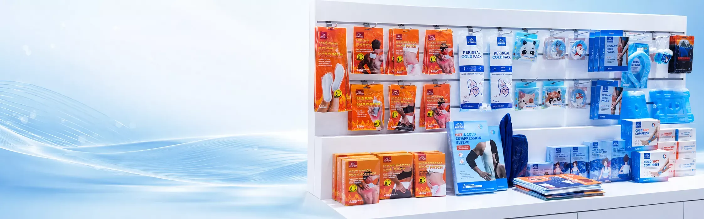 Cold and hot therapy products for healthcare, sports, personal care, and outdoor markets
