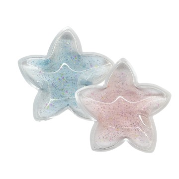 cartoon ice pack shaped like a star