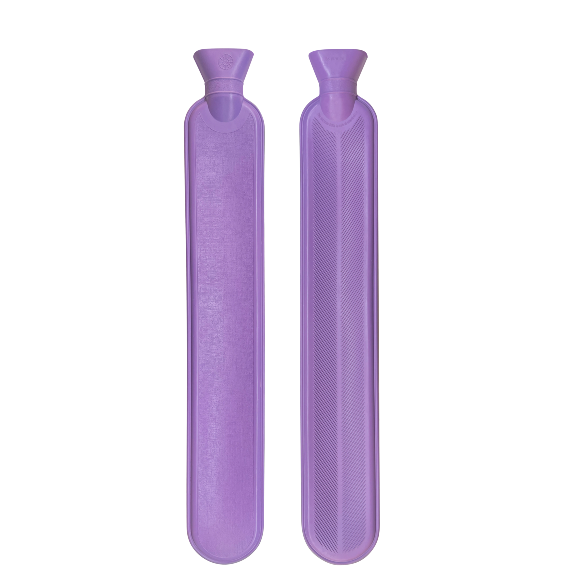 Huggable long hot water bottle