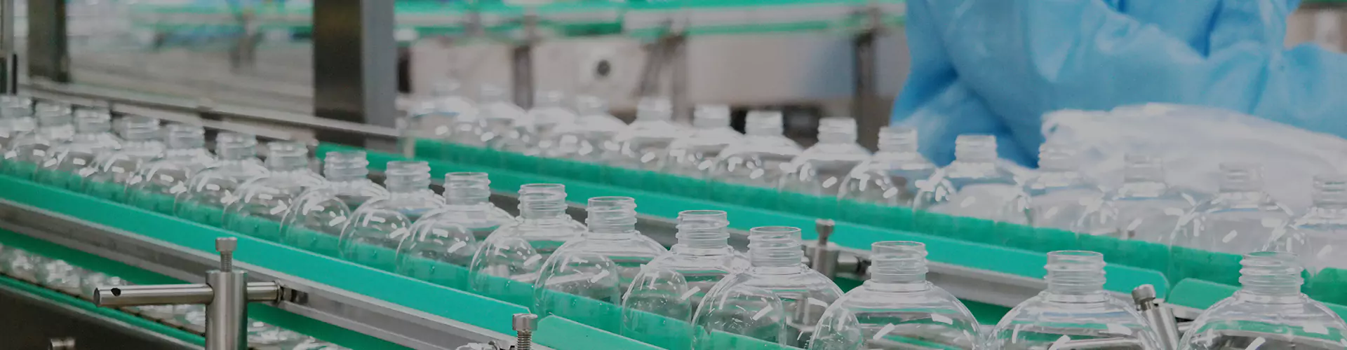 Factory bottling hand sanitizer