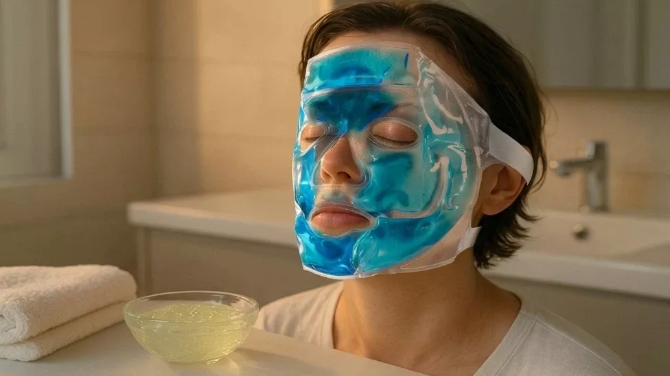 cooling gel face mask